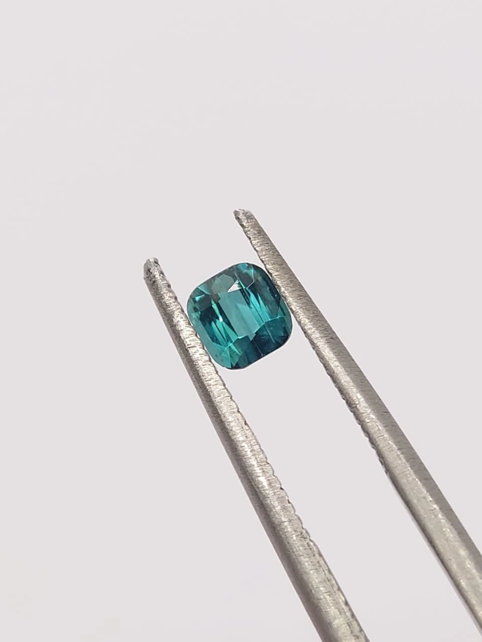 0.35ct Natural Indicolite Tourmaline Cushion Cut Loose Gemstone from Afghanistan — view 2